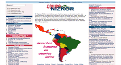 Desktop Screenshot of derechos.org